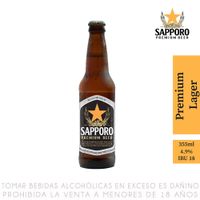 Cerveza Sapporo Botella 355ml