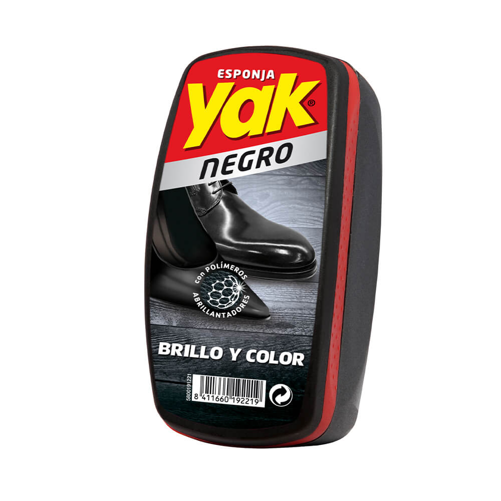 Esponja de Limpieza de Calzado Yak Negro