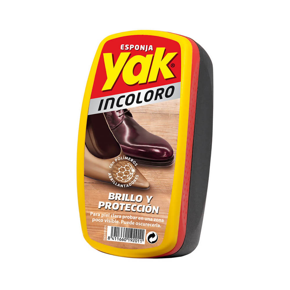 Esponja de Limpieza de Calzado Yak Incoloro