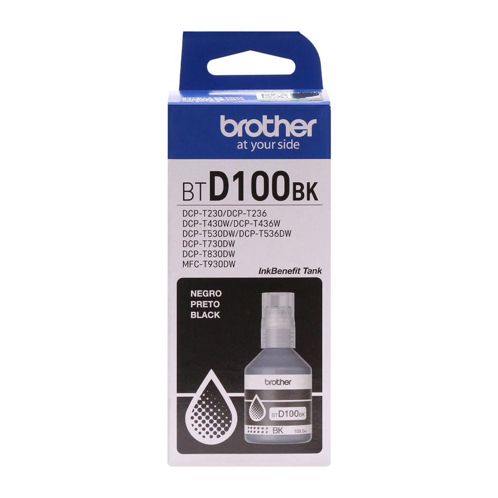 Botella de Tinta Negra Btd100Bk Brother