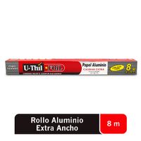 Uthil Papel Aluminio 8Mt x 45Cm C/Sierra