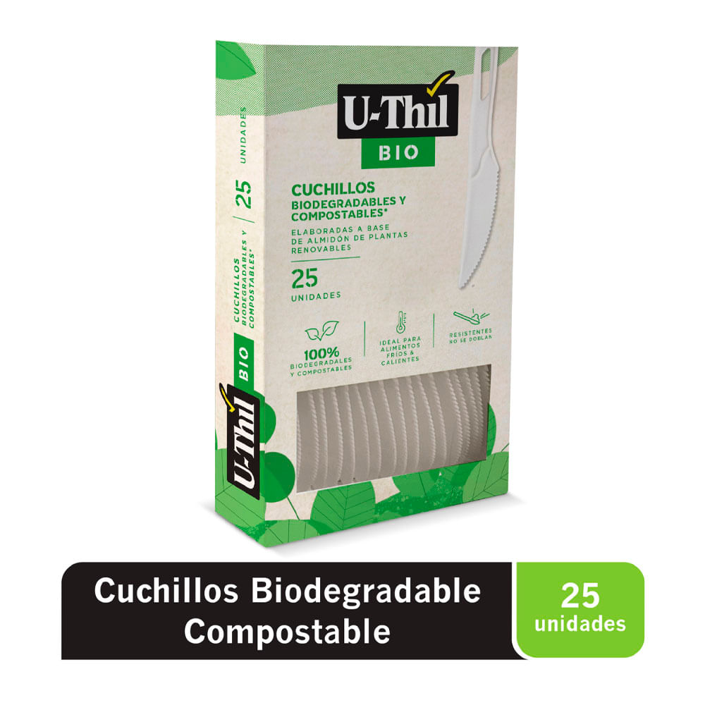 Cuchillos Descartables U-Thil 25un