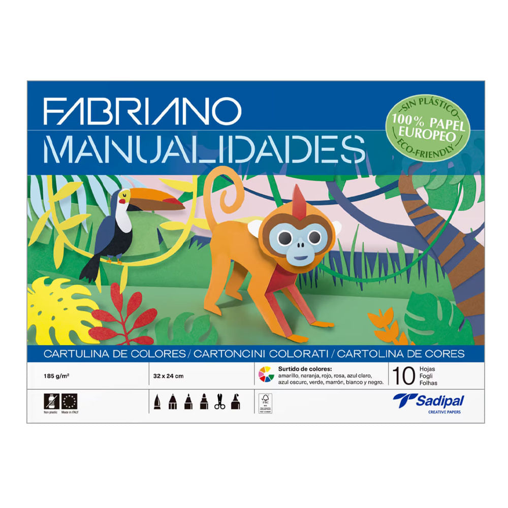 Block de Cartulinas Sadipal de Colores