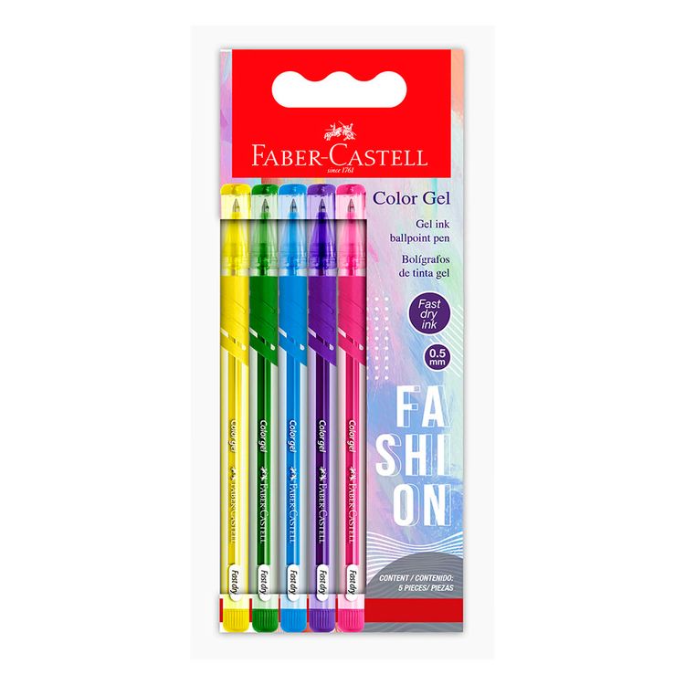 Bol-grafo-Faber-Castell-Color-Gel-Fashion-5un-1-351686994