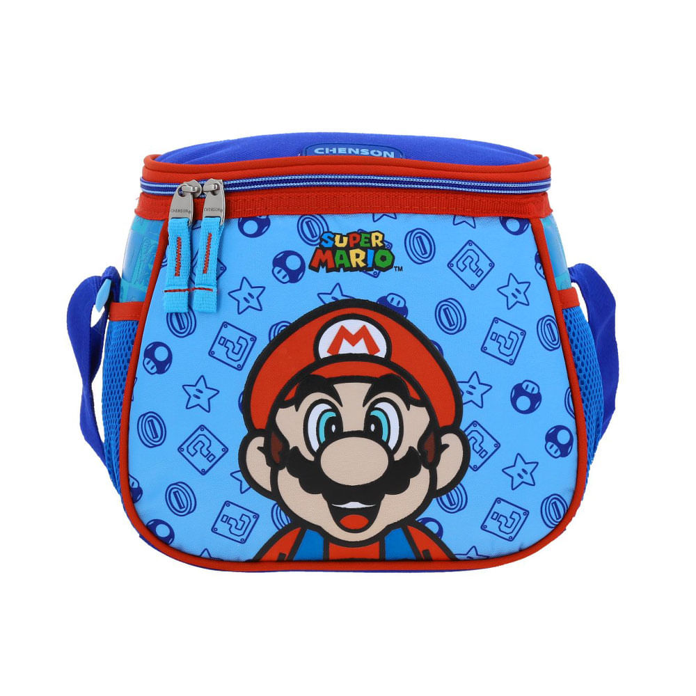 Lonchera Nintendo Celeste Super Mario