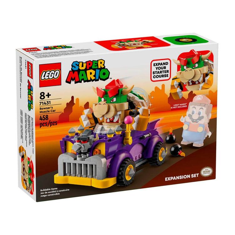 Lego-Super-Mario-Set-Expansi-n-Bowser-s-Muscle-Car-71431-458-Piezas-1-351669344