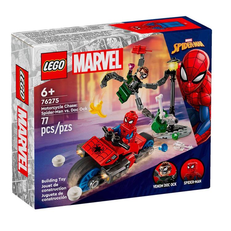 Lego-Marvel-Persecuci-n-en-Moto-Spiderman-vs-Doc-Ock-76275-77-Piezas-1-351669351