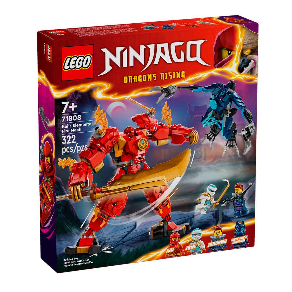 Lego Ninjago 71808 Kai's Elemental Fire Mech 322pzs