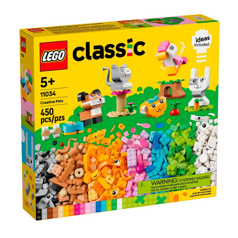 Lego Classic 11034 Mascotas Creativas 450pzs
