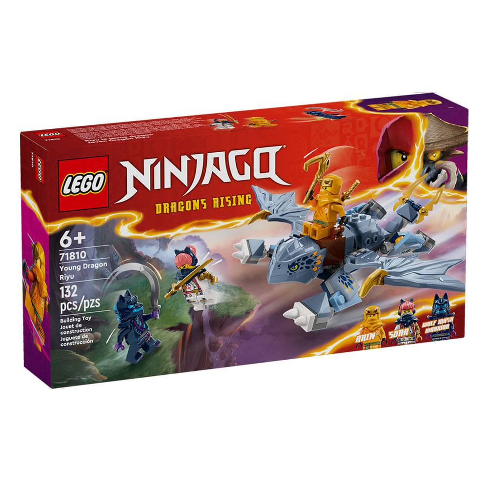 Lego Ninjago 71810 Joven Dragón Riyu 132pzs