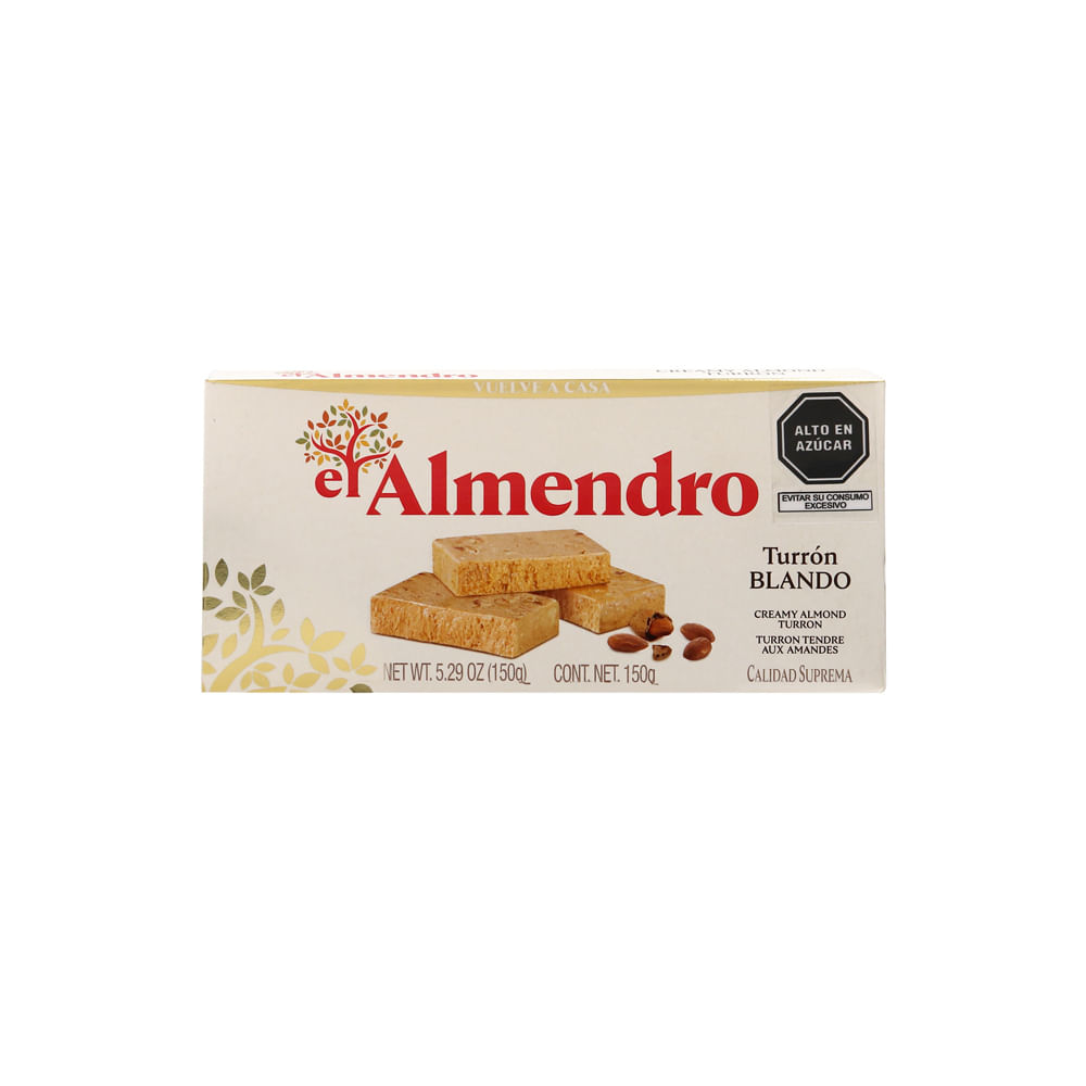 Turrón de Almendras Blando El Almendro 150g