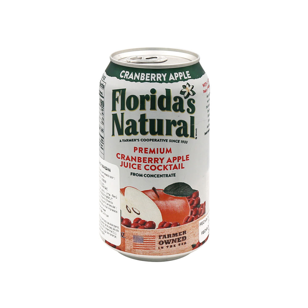Cranberry Apple Juice Cocktail Florida's Natural 340ml