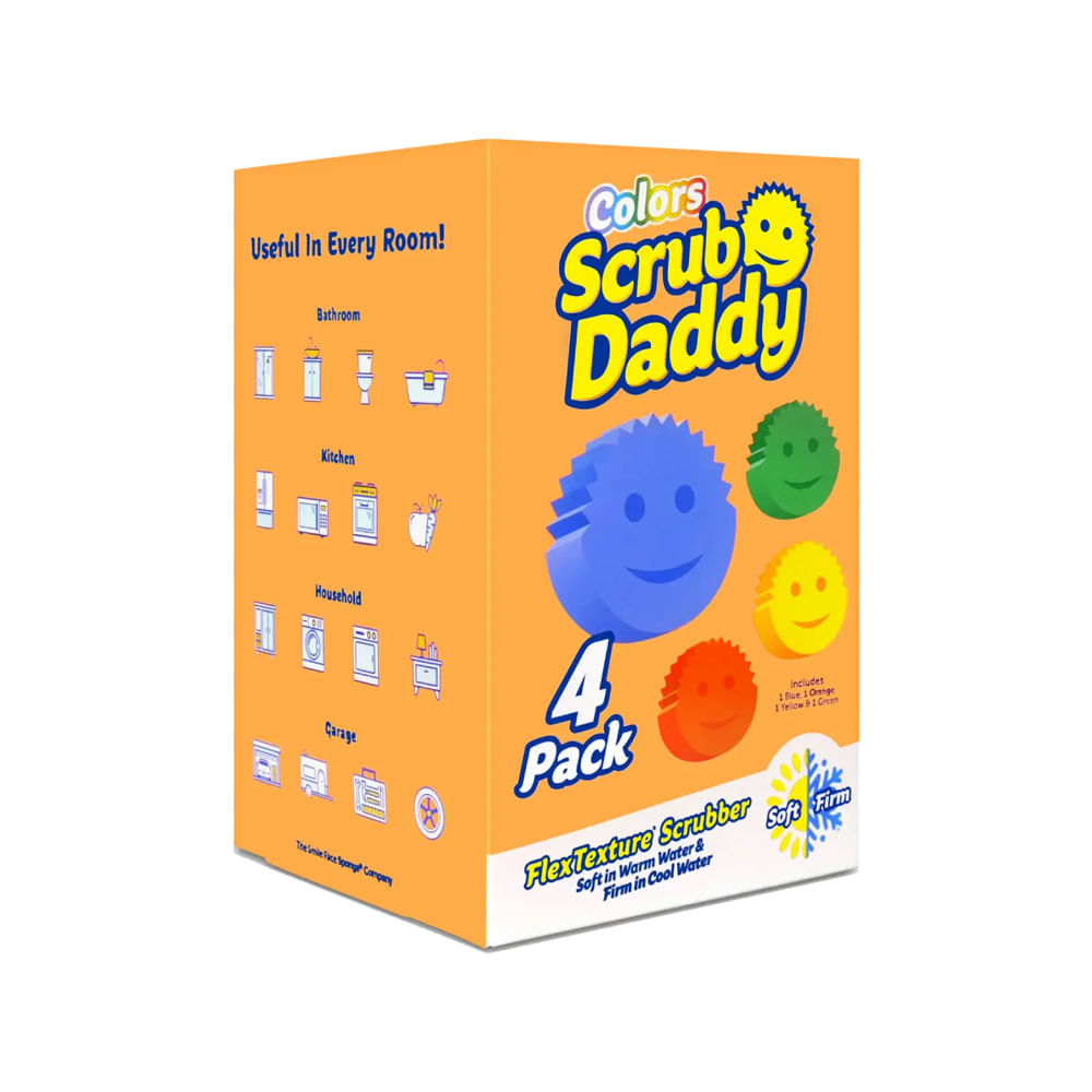 Esponja Scrub Daddy Colors 4un
