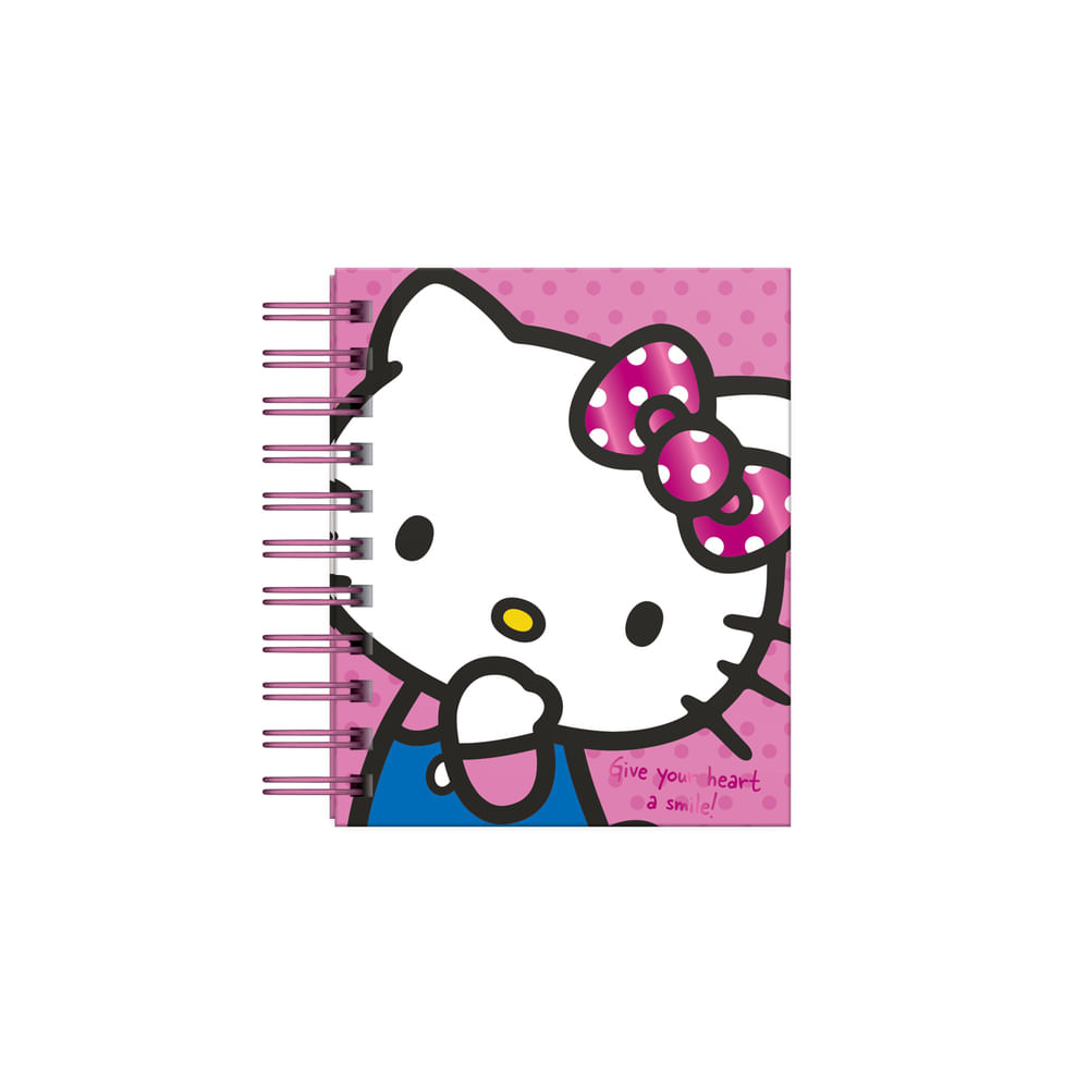 Cuaderno Dgnottas Espiral a6 Hello Kitty