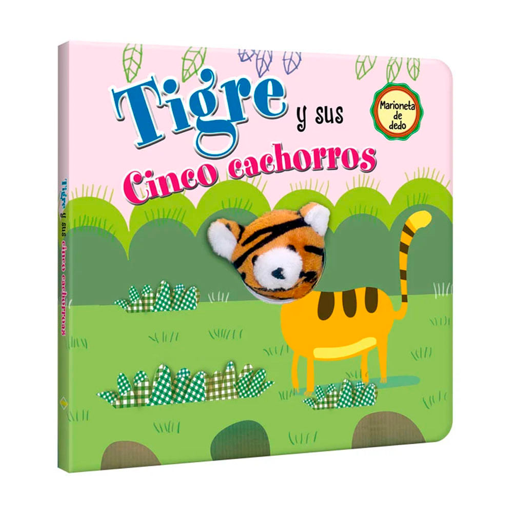 Libro Tigre y sus Cachorros Títeres