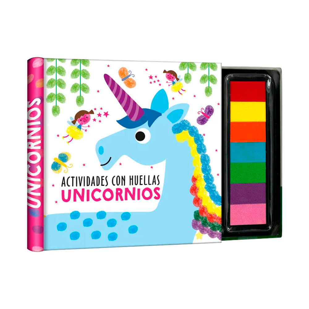 Libro Unicornios Actividades con Huellas