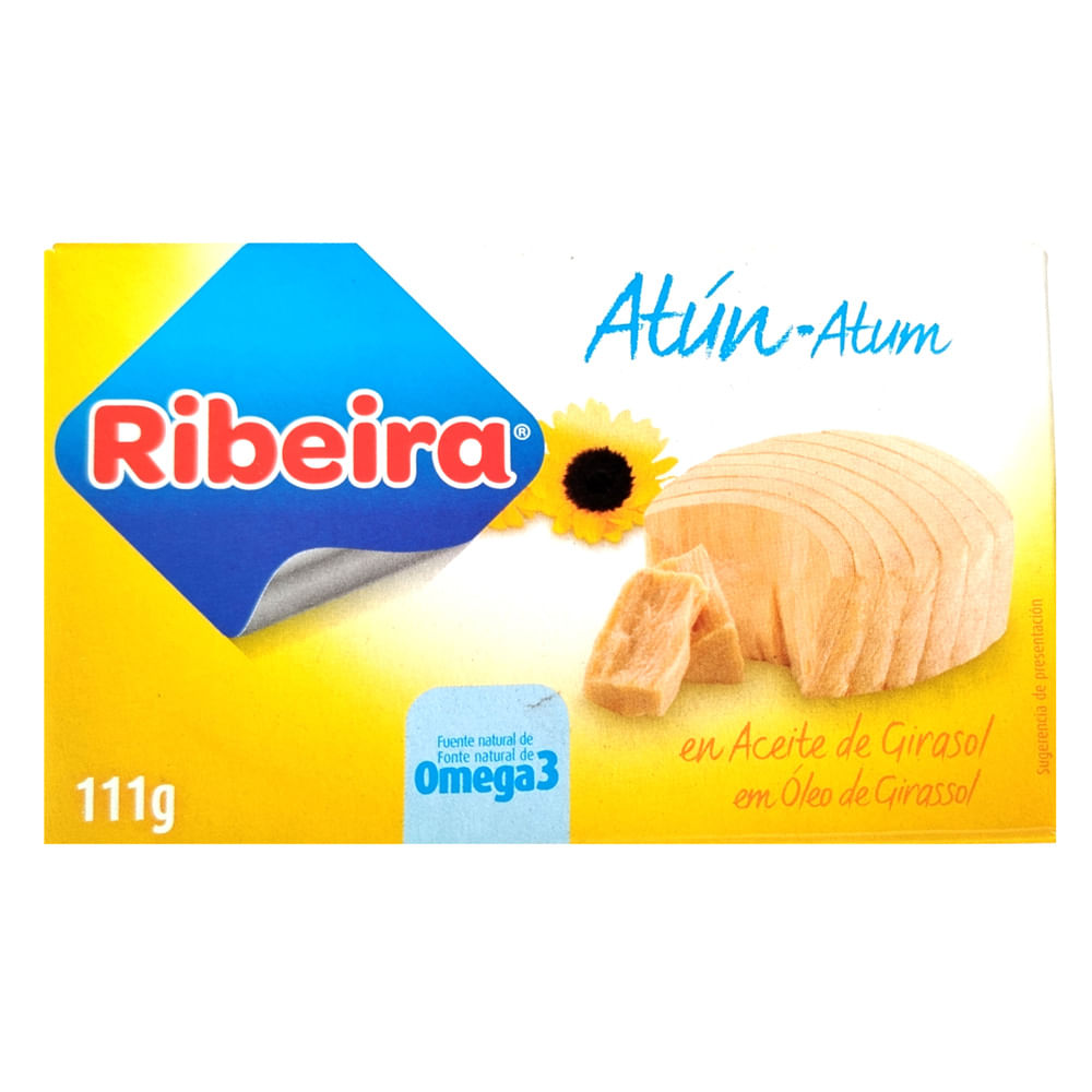 Atún en Aceite de Girasol Ribeira 111g