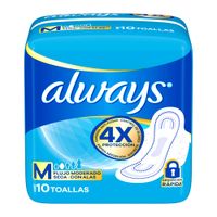Toallas Higiénicas Always Maxi Protección Seca 10un