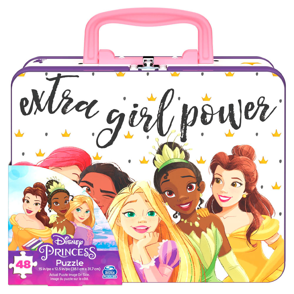 Lonchera con Rompecabeza Princesas 48 Piezas