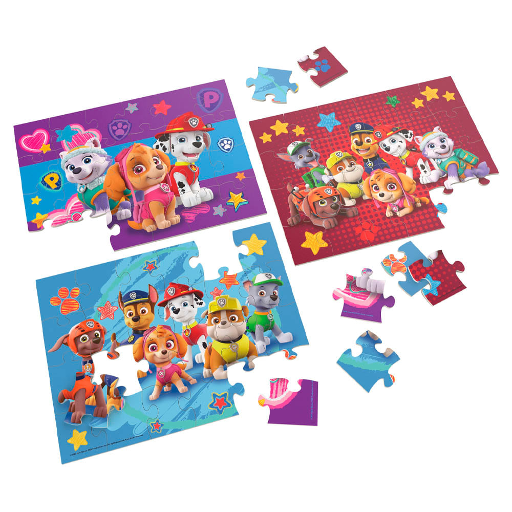 Pack x3 Rompecabezas de Madera Smg