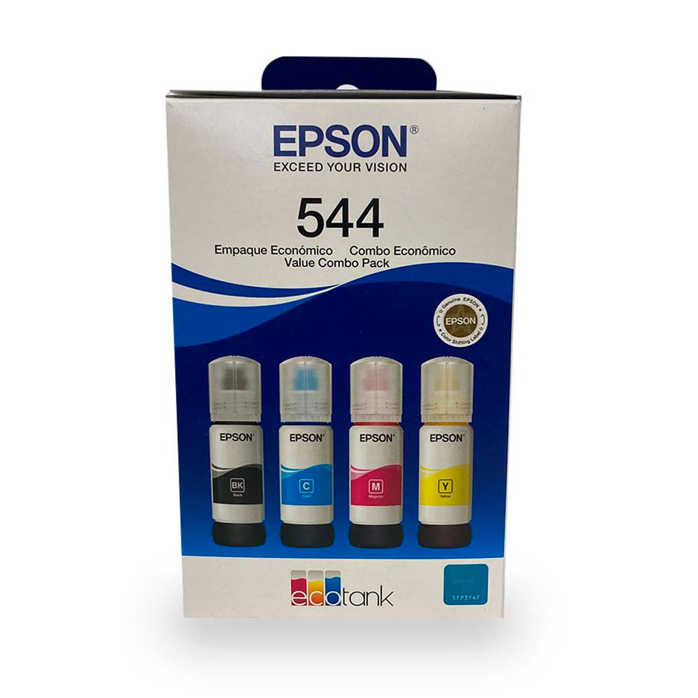 Pack de 04 botellas de Tinta Epson T544 NCMA