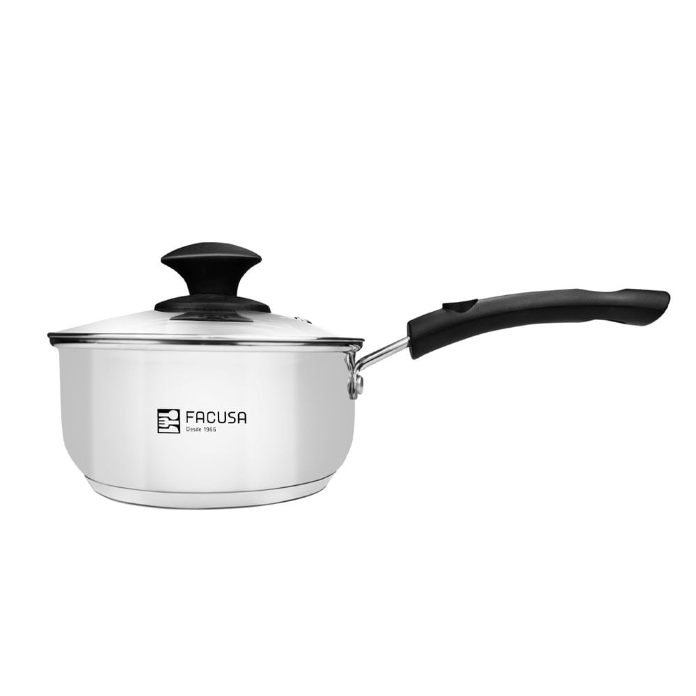 Cacerola Facusa de Acero Inoxidable 18cm