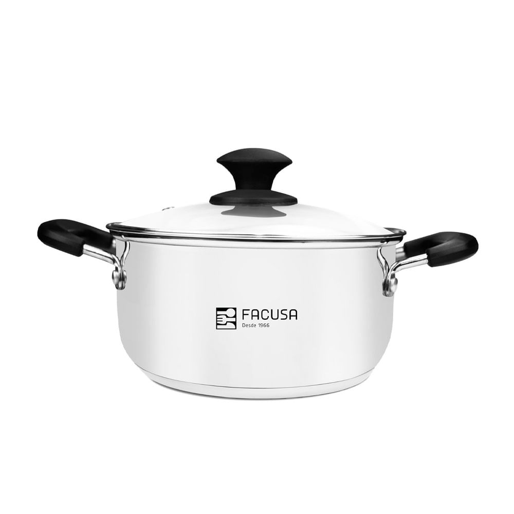 Olla Facusa de Acero Inoxidable 20cm