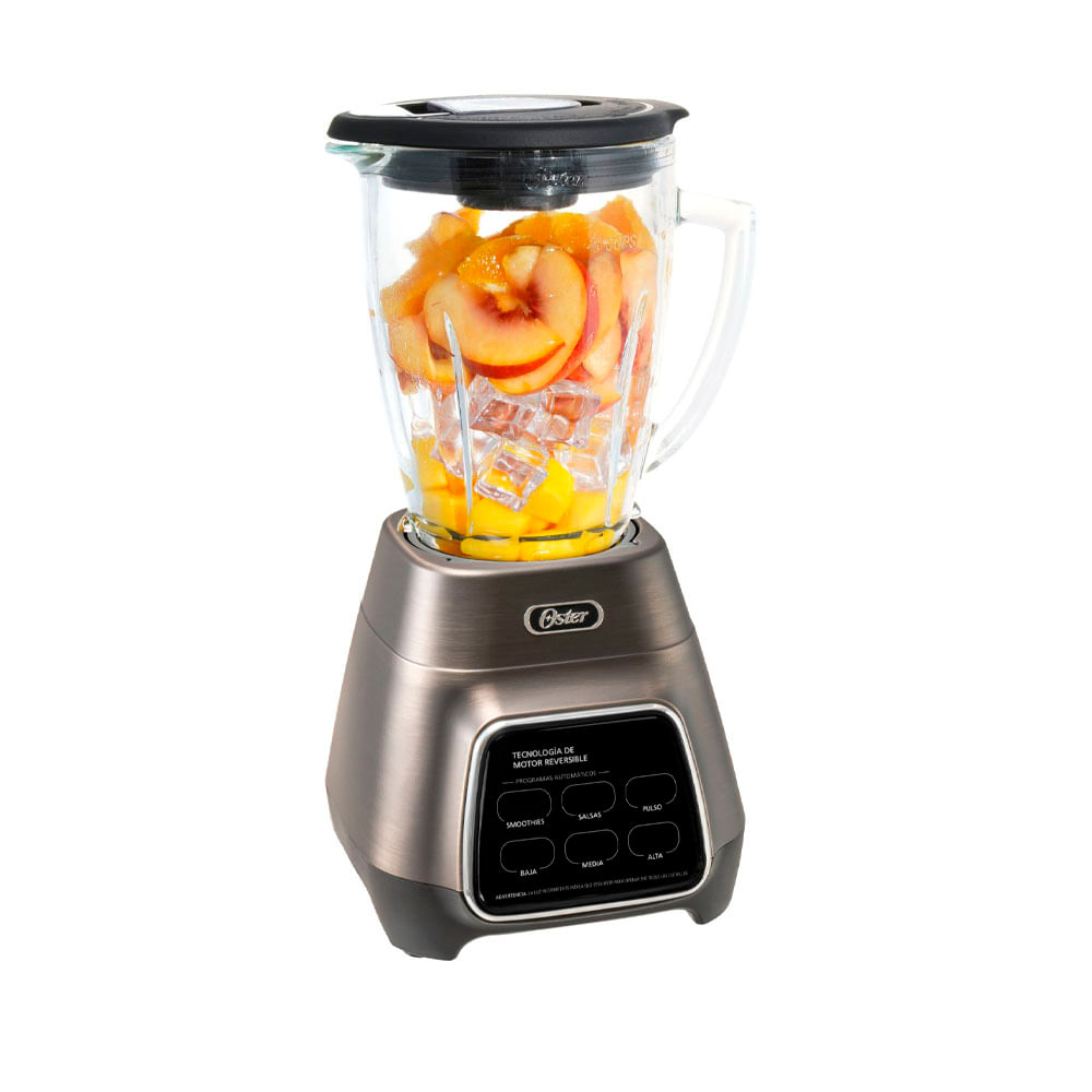 Licuadora Tecnología Reversible + vaso Blend-N-Go  BLSTPYG1312XBG Plateada Oster
