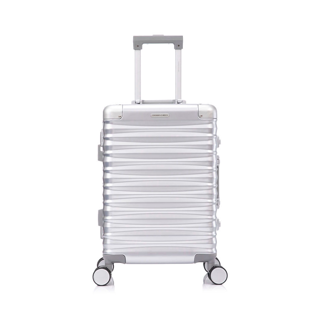 Set Maleta Cross Check Aluminio Doble Lock 24"