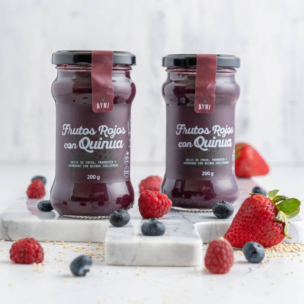 Mermelada de Frutos Rojos con Quinua Ayni 200g