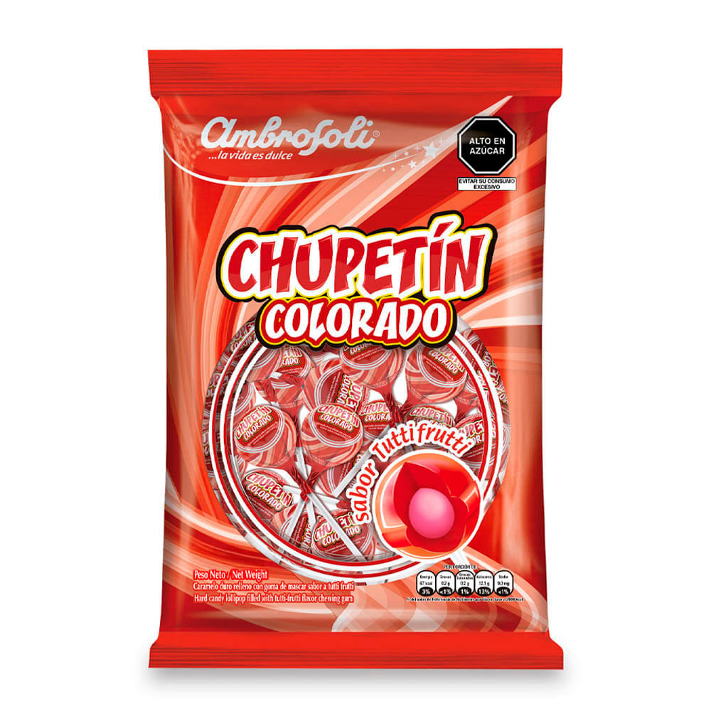 Chupetín Colorado 24un