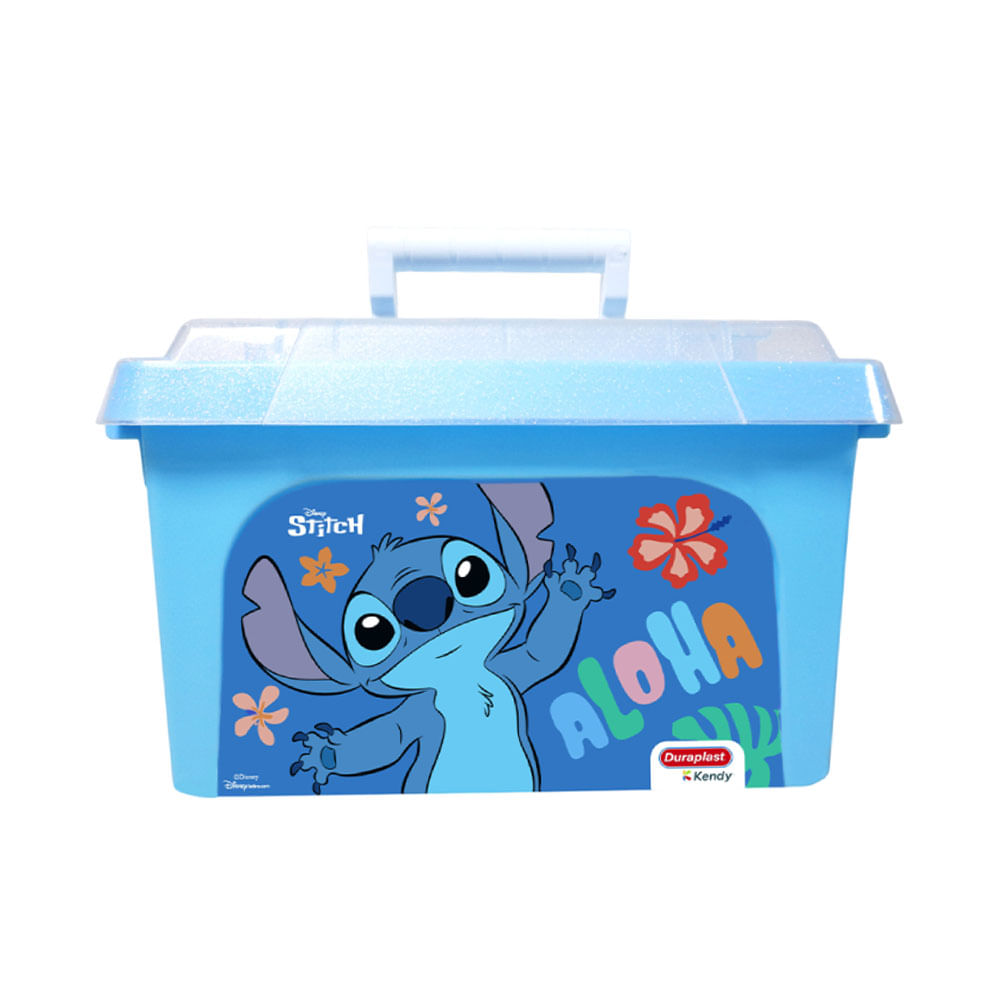Caja Optimus Duraplast Diseño Stitch 6Lt