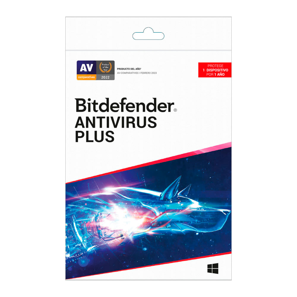 Antivirus Plus Bitdefender 1Pieza 12Meses