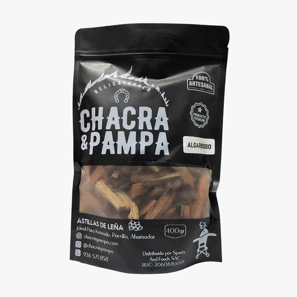 Astillas Chacra & Pampa de Algarrobo 400g