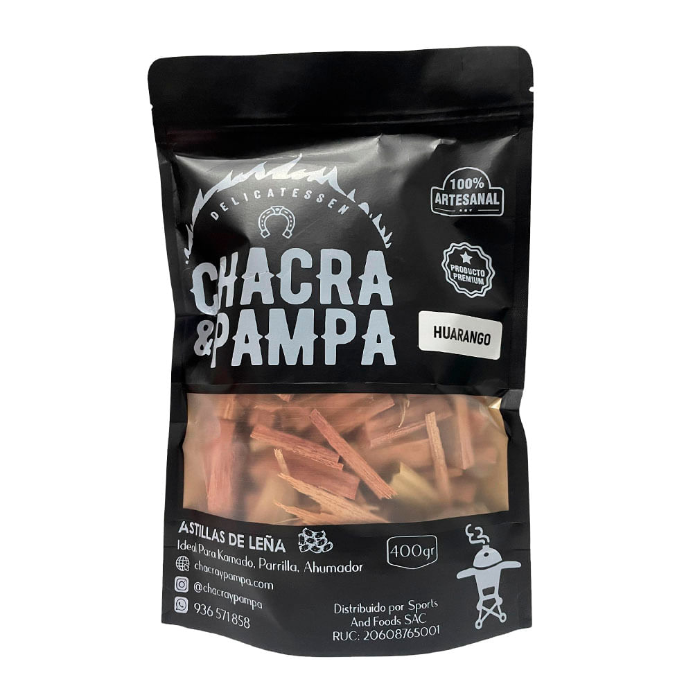 Astillas Chacra & Pampa de Huarango 400g