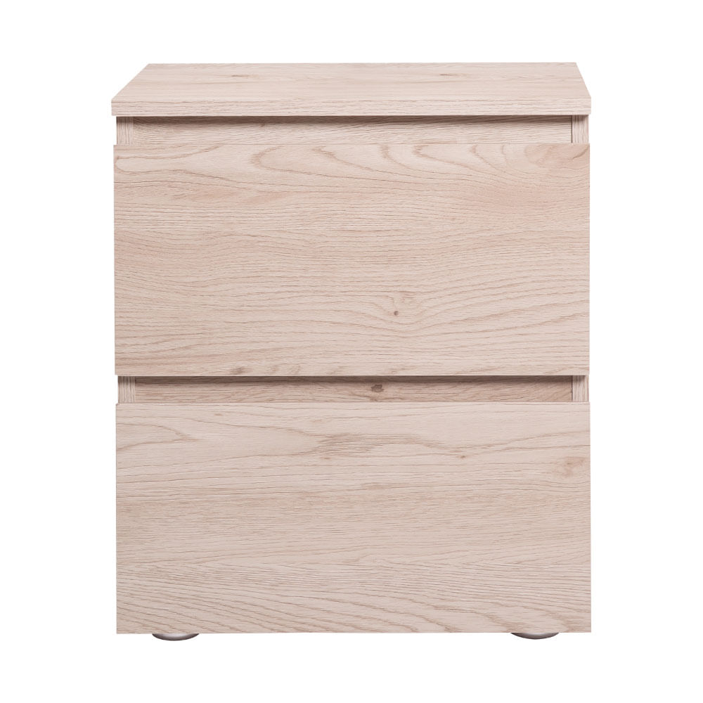 Velador M+Design Mallorca 40x30x48cm Natural 2 Cajones