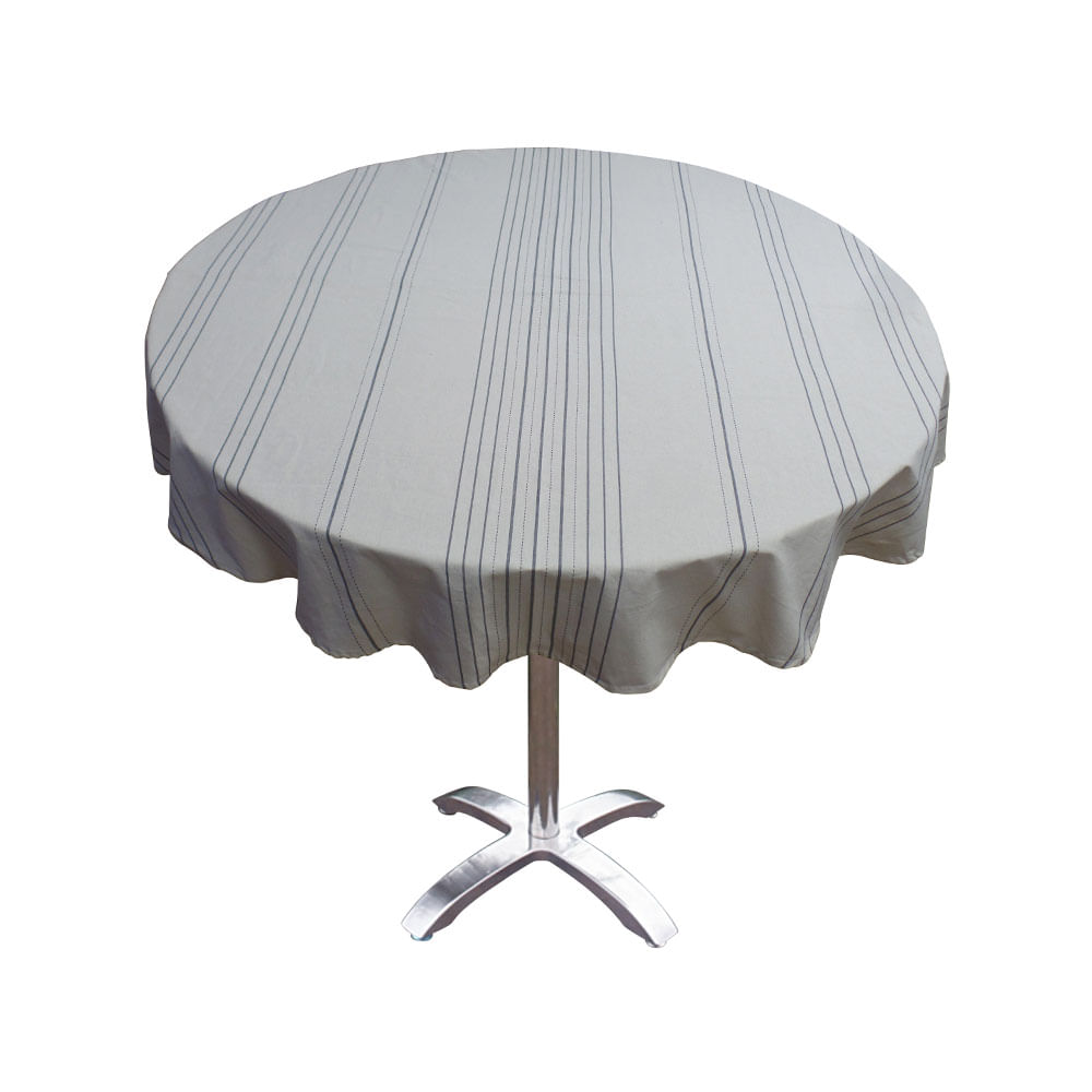 Mantel Krea Algodón 180x180cm Redondo Tejeduria