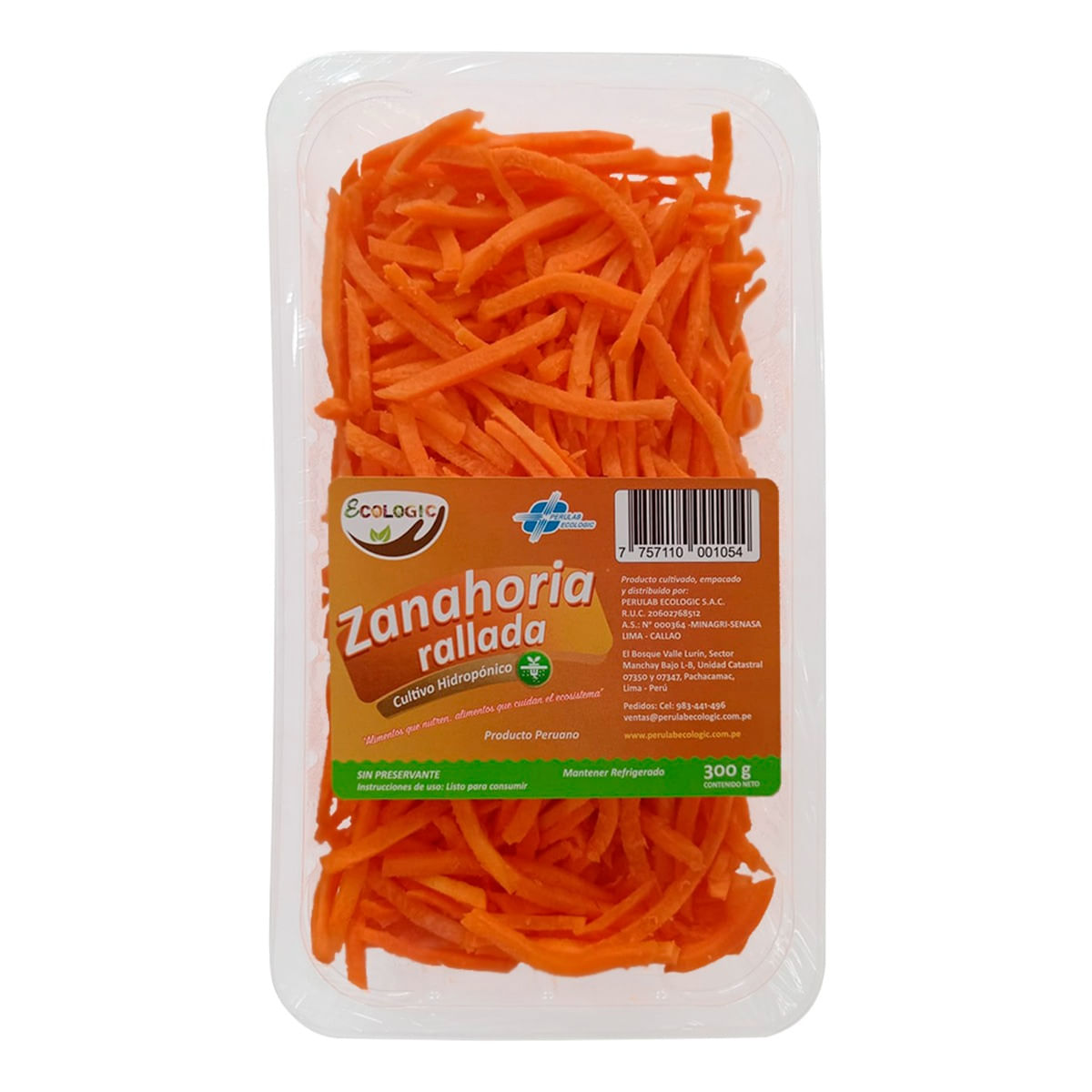 Zanahoria Rallada Ecologic 300g