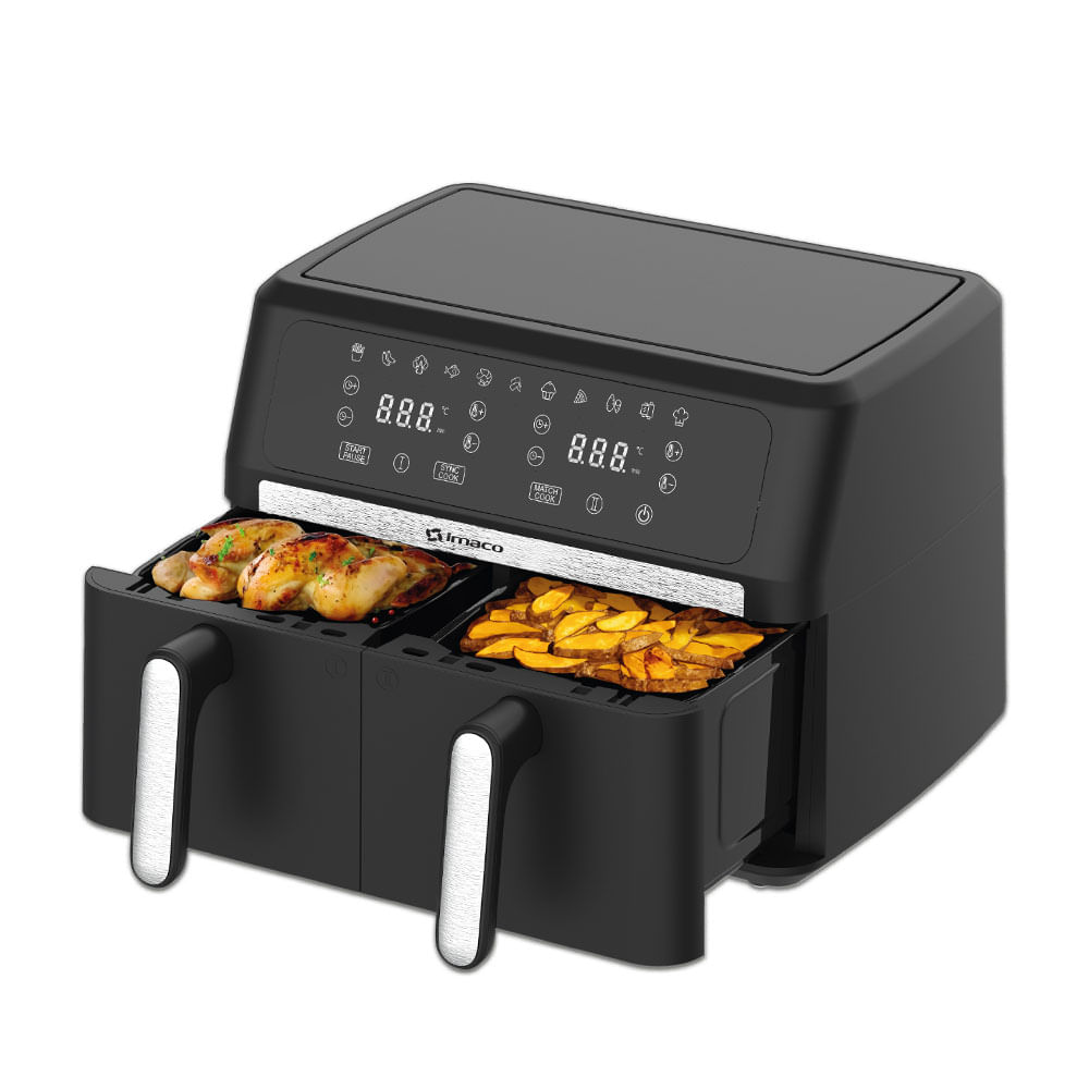 Freidora Imaco Doble Canastilla Af1790D 9lts