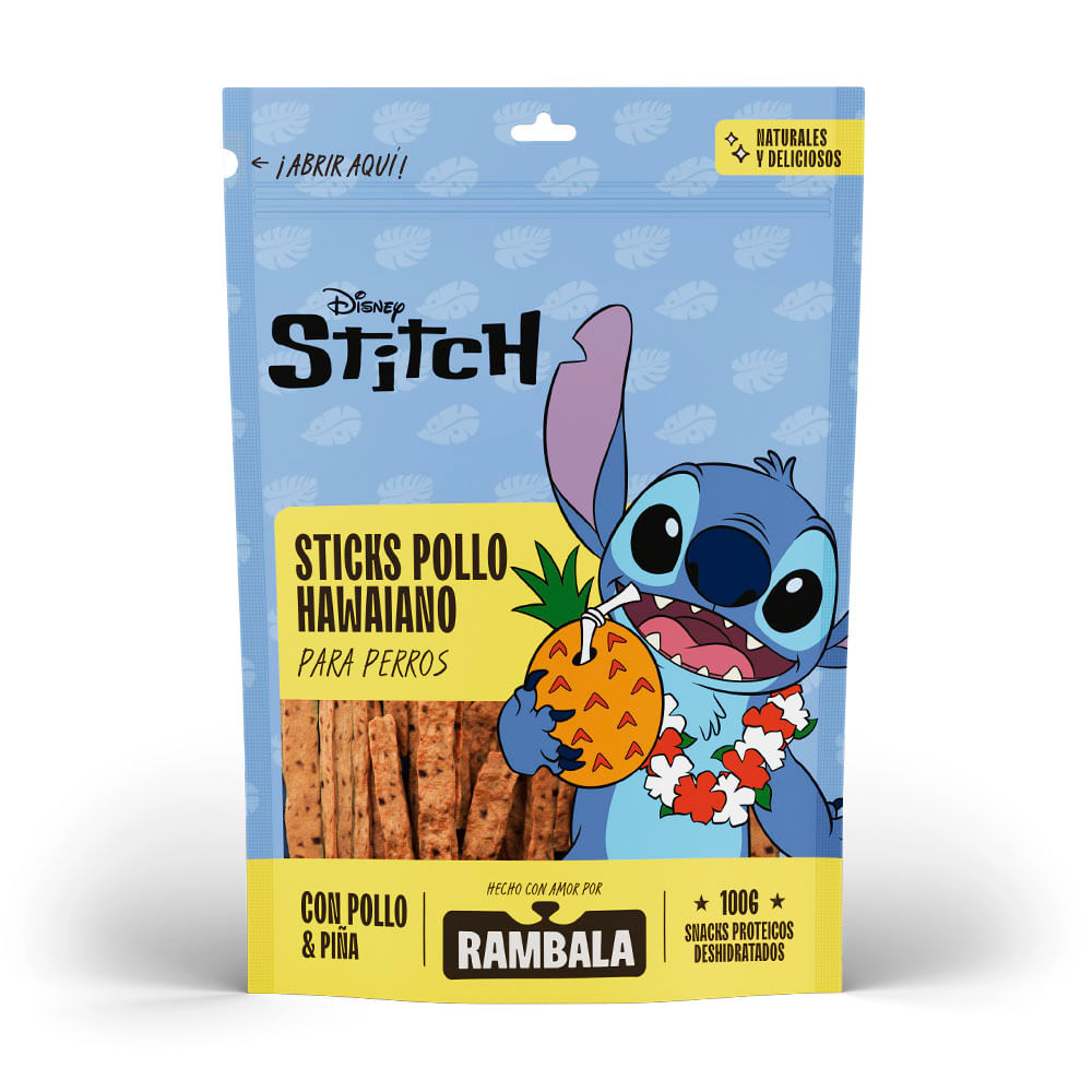 Snack Rambala Sticks Pollo Hawaiano 100grs