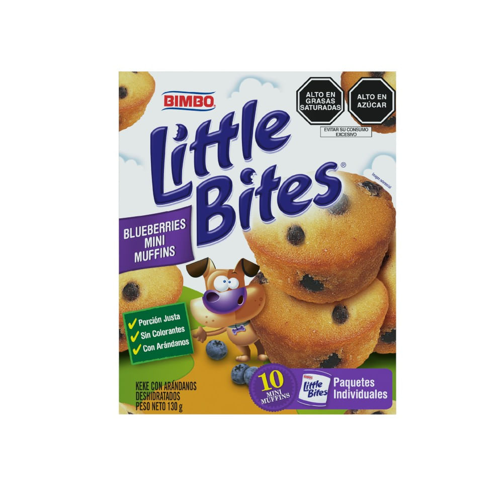 LITTLE BITES BLUEBERRY BIMBO X 130GR
