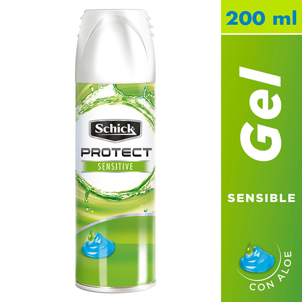 Gel de Afeitar Protect Sensitive Schick Frasco 200 ml