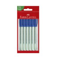 Bolígrafo Faber Castell Trilux 035 F 6 Azules