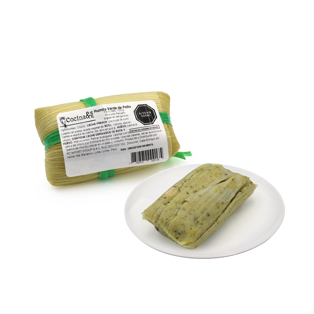 Humita Verde de Pollo 100g