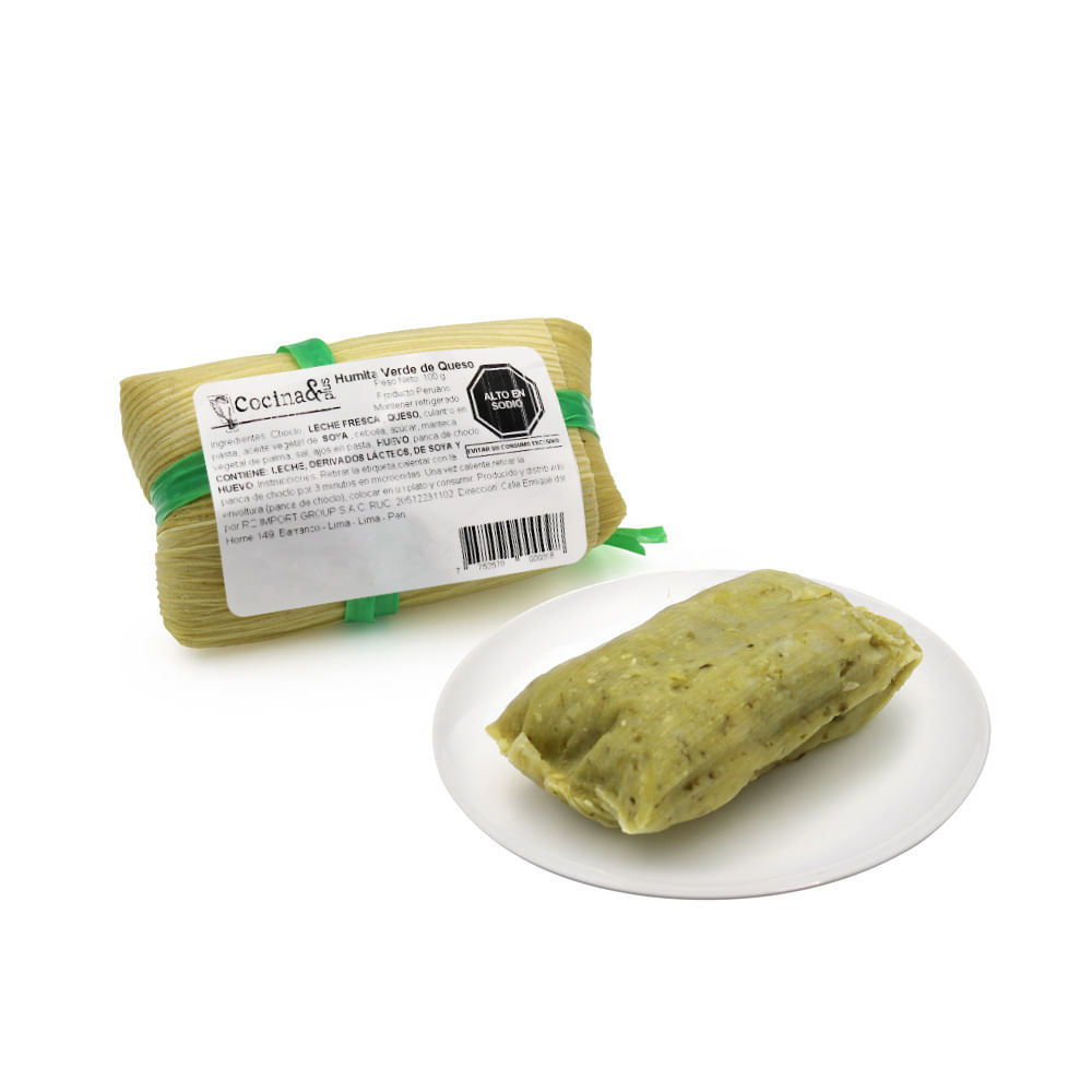 Humita Verde de Queso 100g