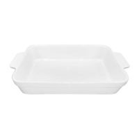 Fuente Krea Porcelana Rectangular con Asas 3.2L