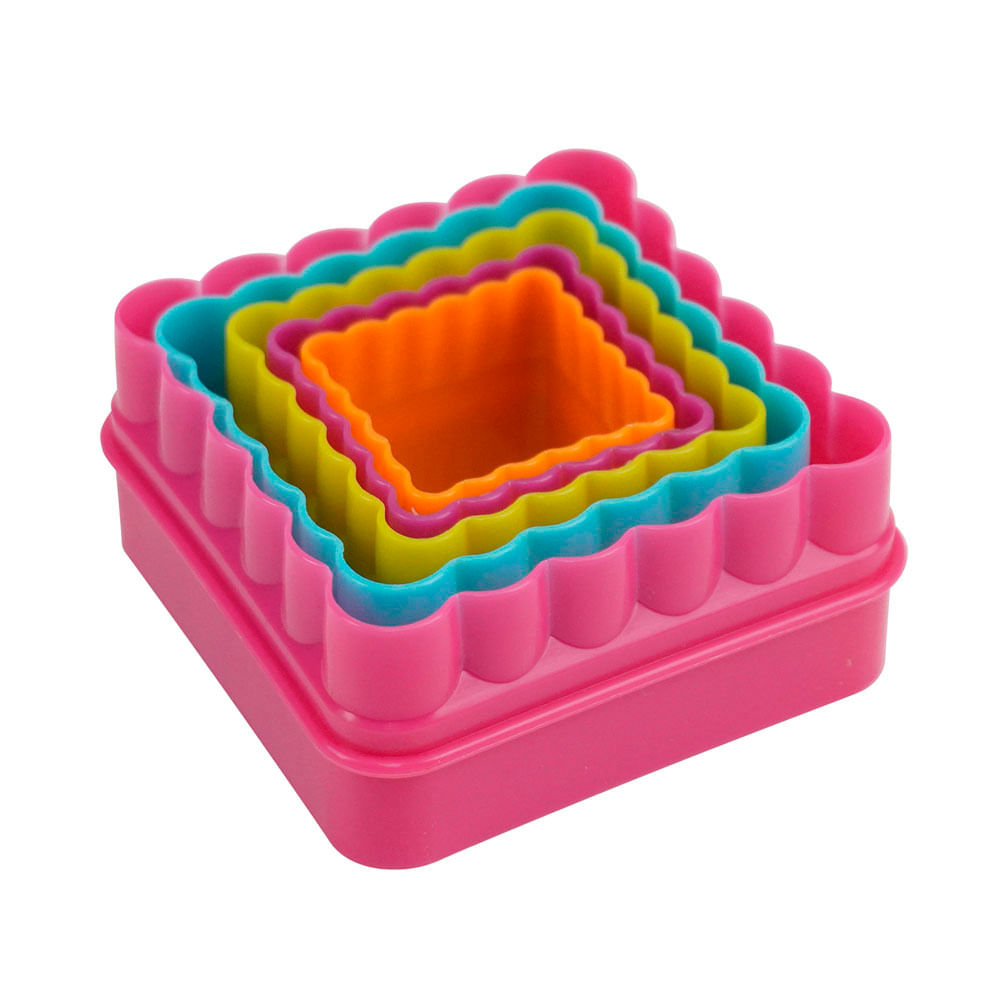 Set de Cortadores de Galletas Krea Cuadrado