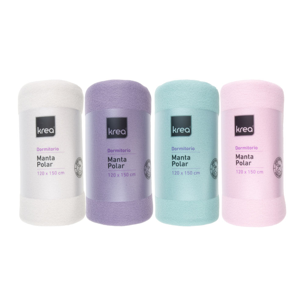 Manta Krea Polar Lisa 120x150cm Surtido