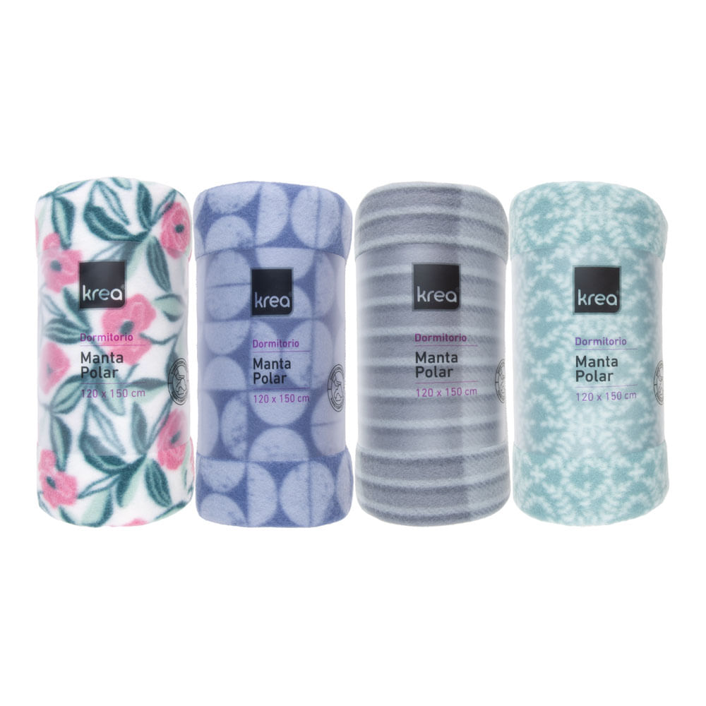 Manta Krea Polar Estampada 120x150cm