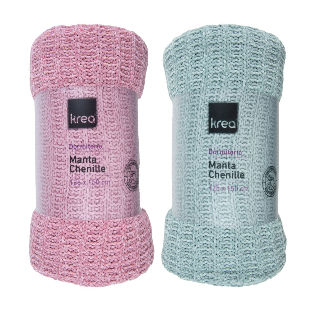 Manta Krea Chenille Color